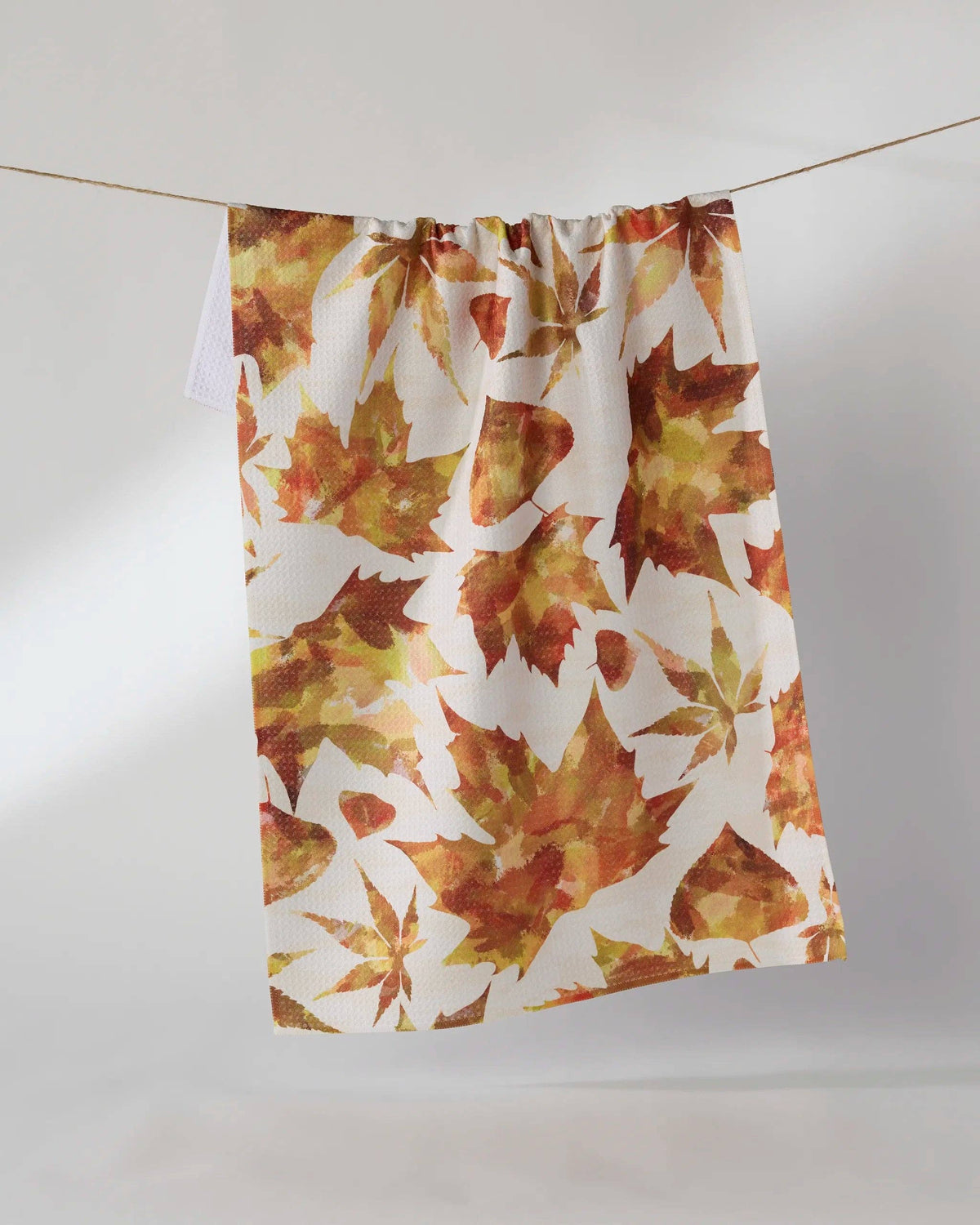 Geometry - Painted Fall Tea Towel