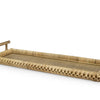 Palecek Kenis Braided Rectangle Tray, Natural