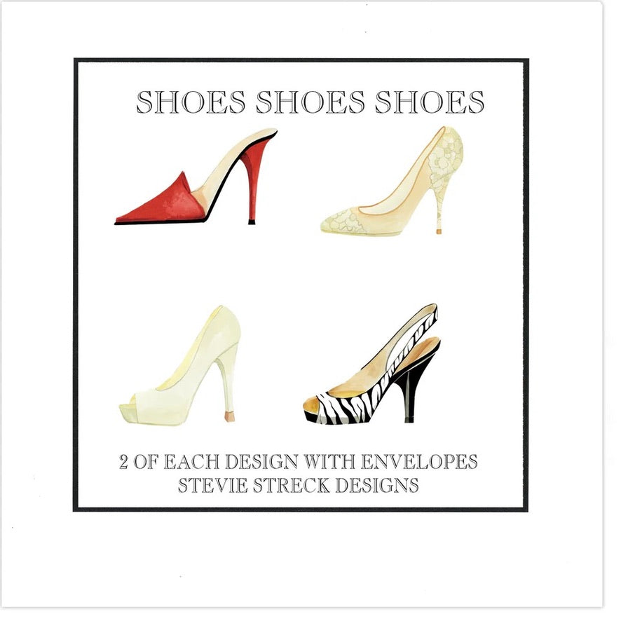 Stevie Streck Card Box - 2 each 4 designs