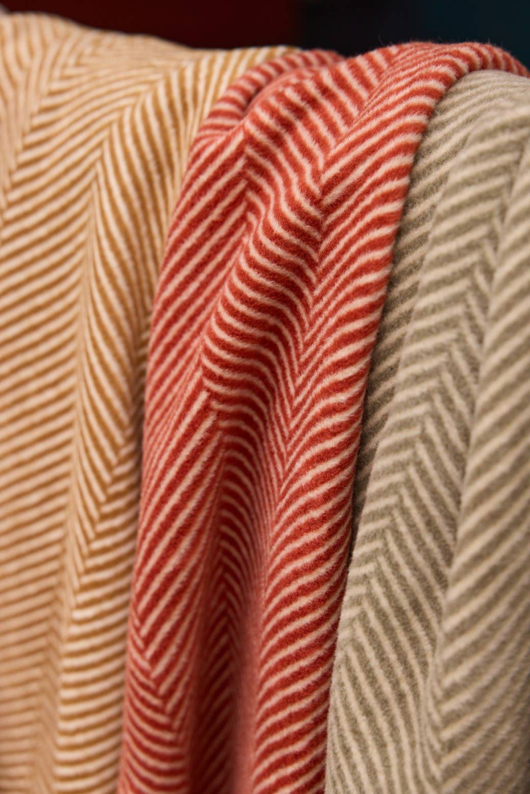 ChappyWrap Blanket - Harborview Herringbone Desert Red