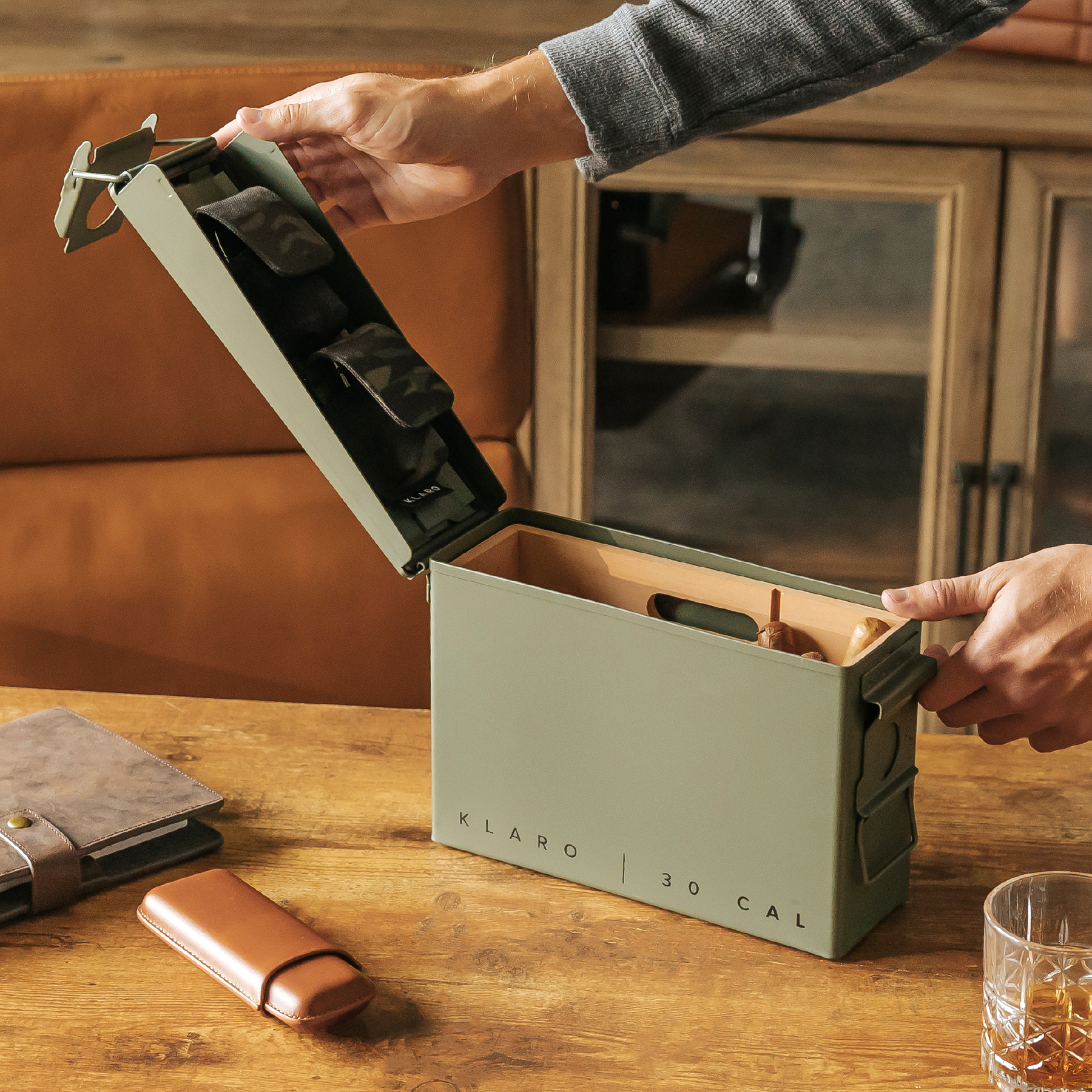 Case Elegance - The Smoke Can 30CAL Humidor