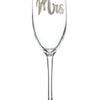 Mrs Jeweled Stemmed Champagne Flute