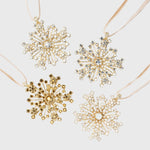Joanna Buchanan - Sparkle snowflake hanging ornament boxed set