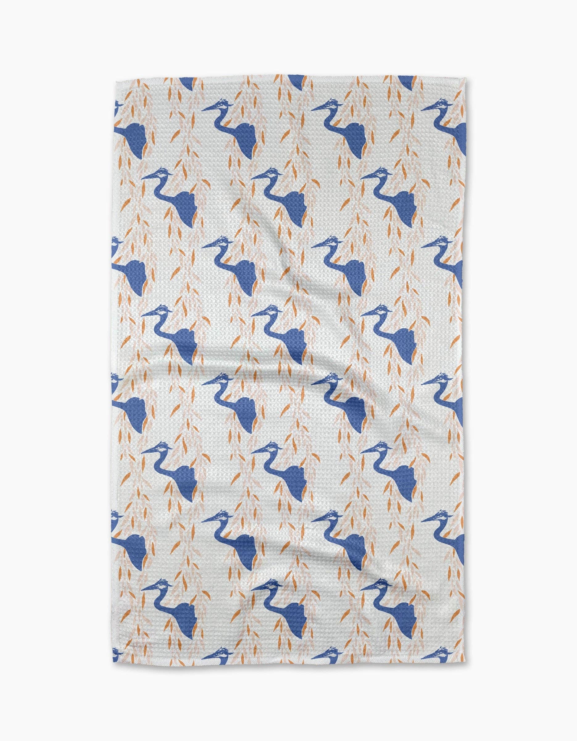 Geometry - Blue Heron Tea Towel