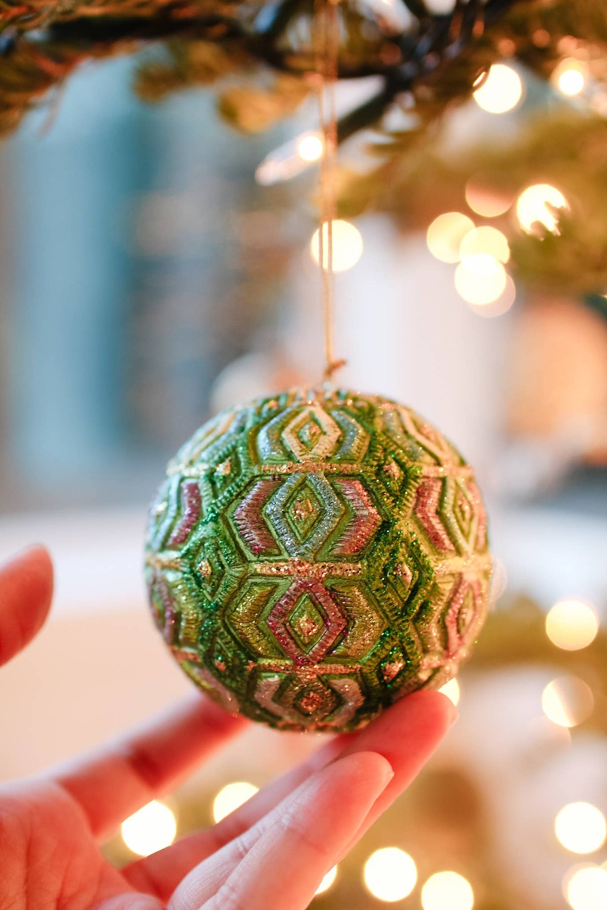 Dekorasyon Gifts  Decor - 3" Oriente Ball Ornament