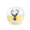Vagabond House - Elk / Deer Stemless Wine Glass