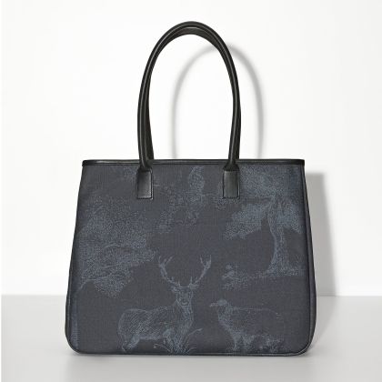 Le Jacquard Francais Parc Blue Shoulder Bag (Vide)