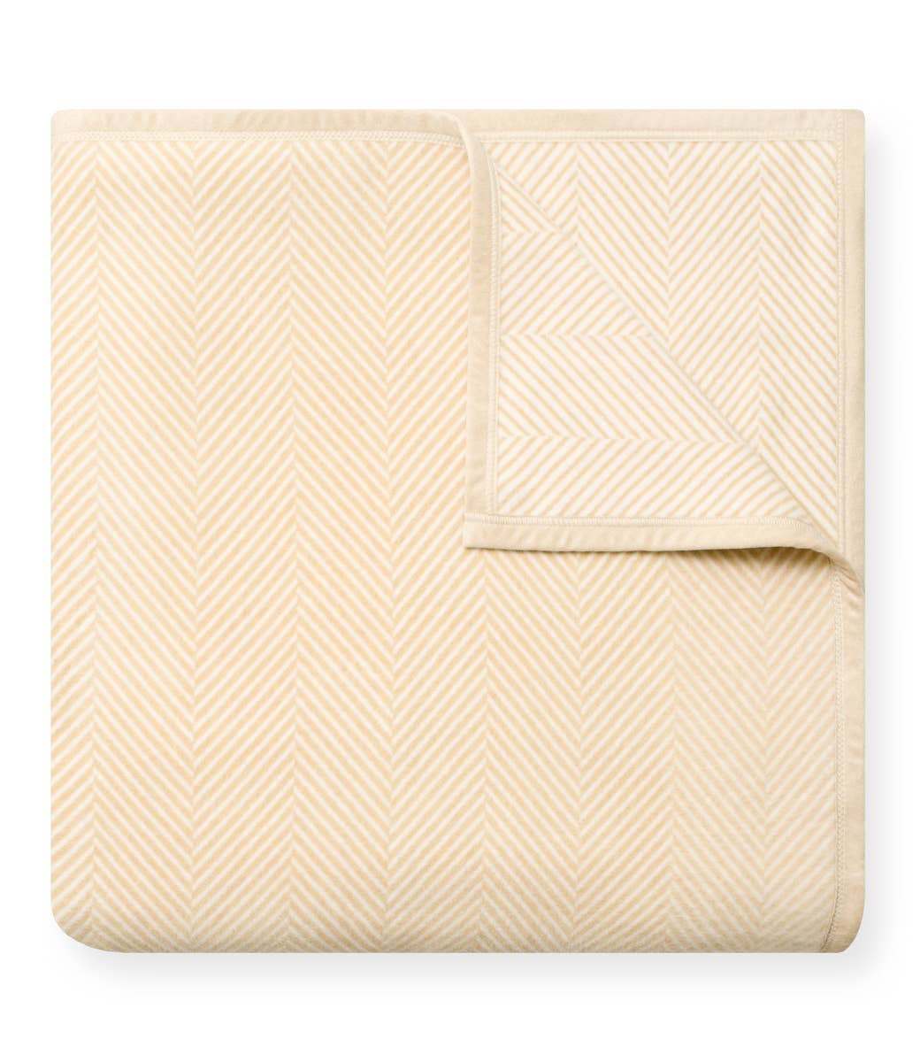 ChappyWrap - Harborview Herringbone Cream Blanket
