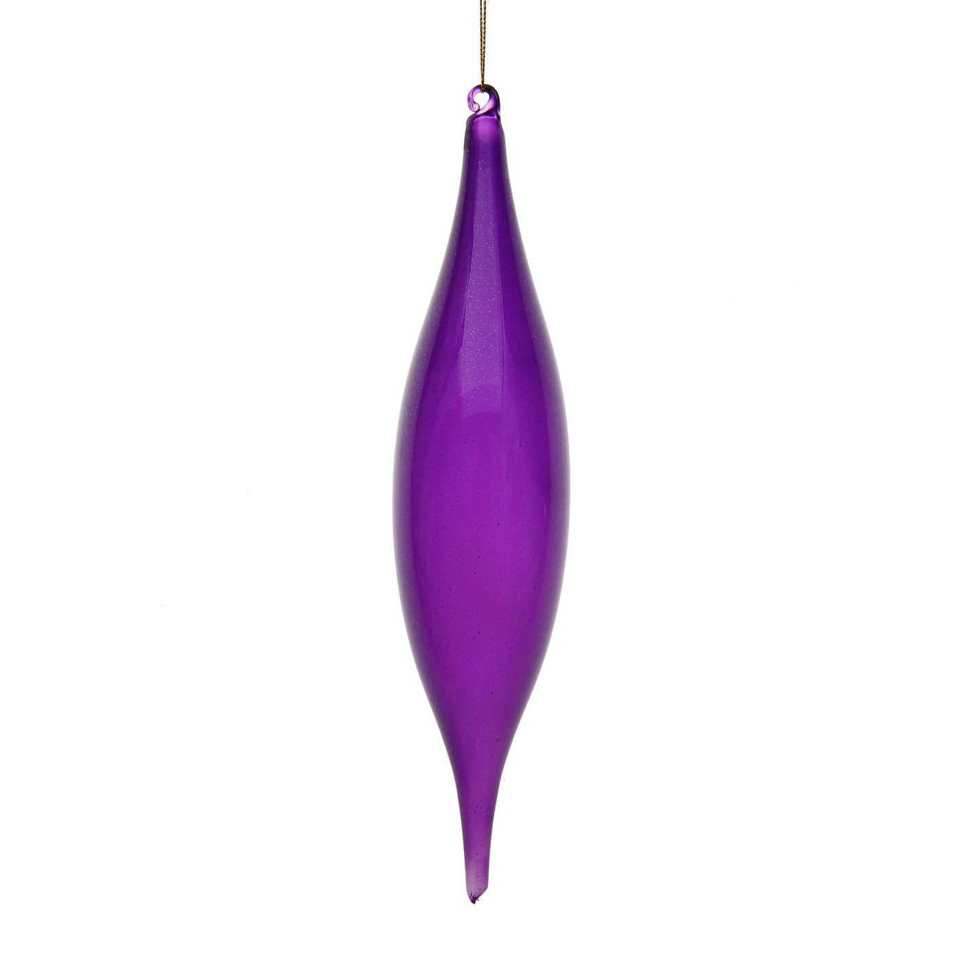 Winward Glitter Bubblegum Finial Ornament 10"