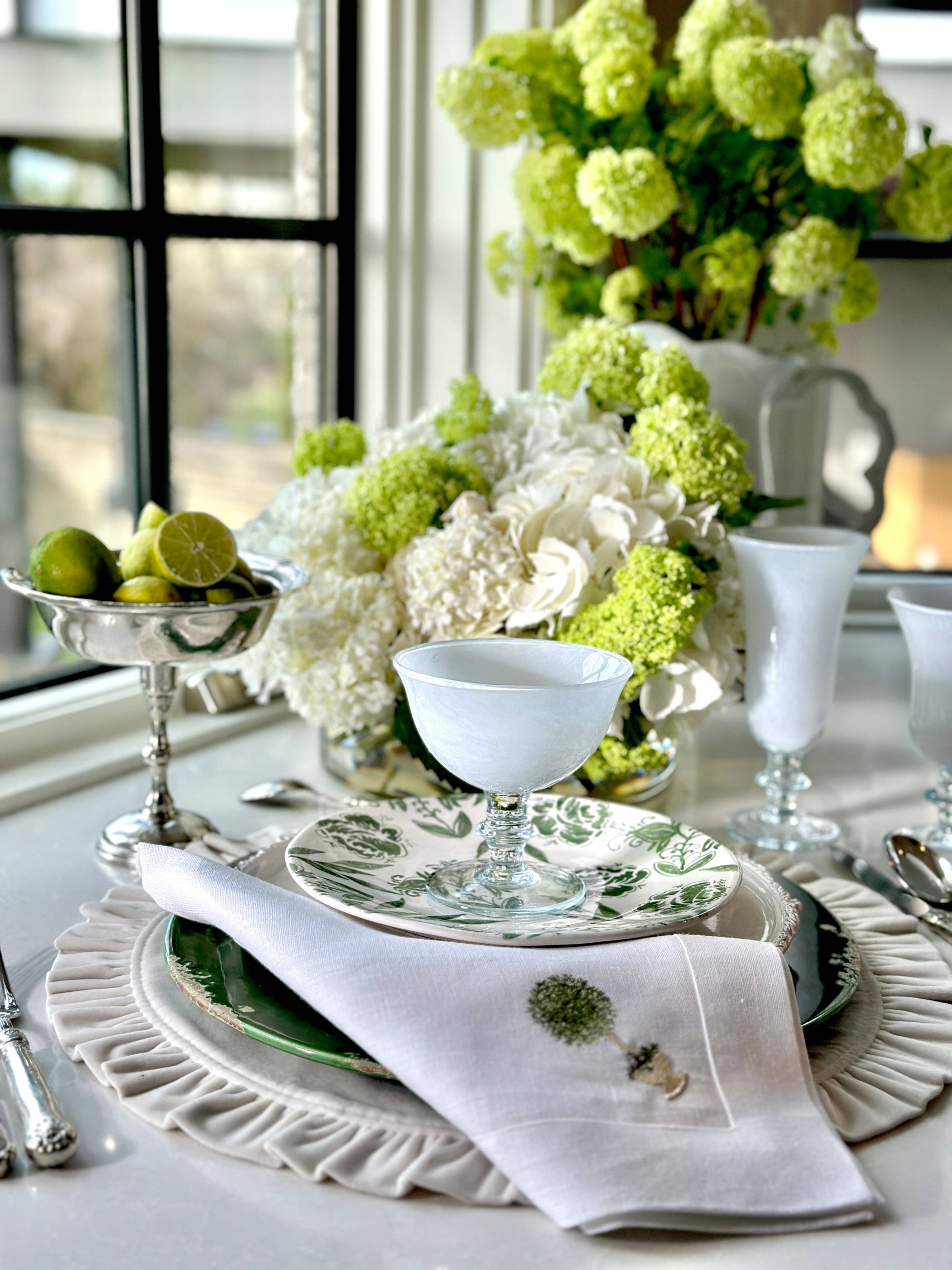 Arte Italica & Crown Linen Designs - Rialto Water/Wine Glass