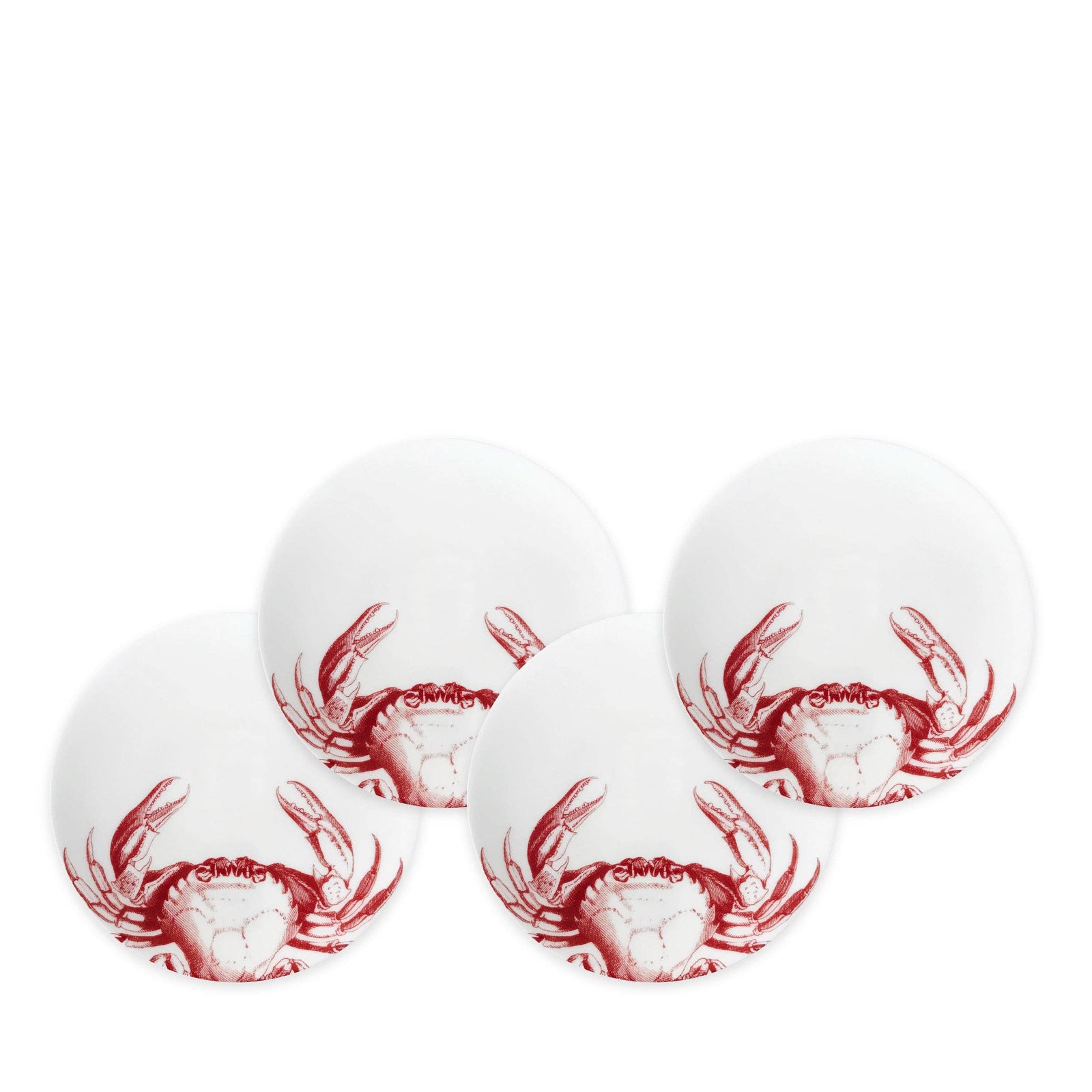 Caskata - Red Crab Small Plates, Set of 4