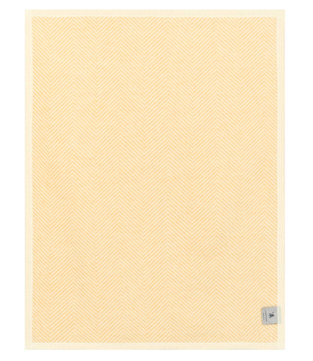 ChappyWrap - Harborview Herringbone Butter Yellow Mini Blanket