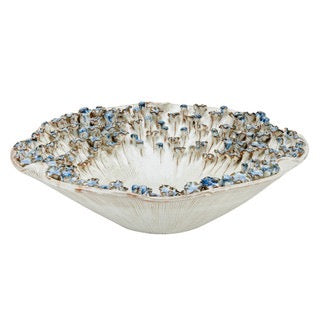 Blue & Cream Barnacle Bowl