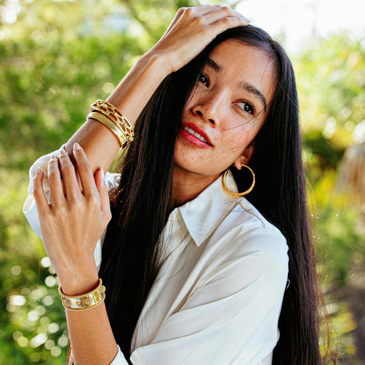Capucine De Wulf Berry Classic Cuff ~ Gold