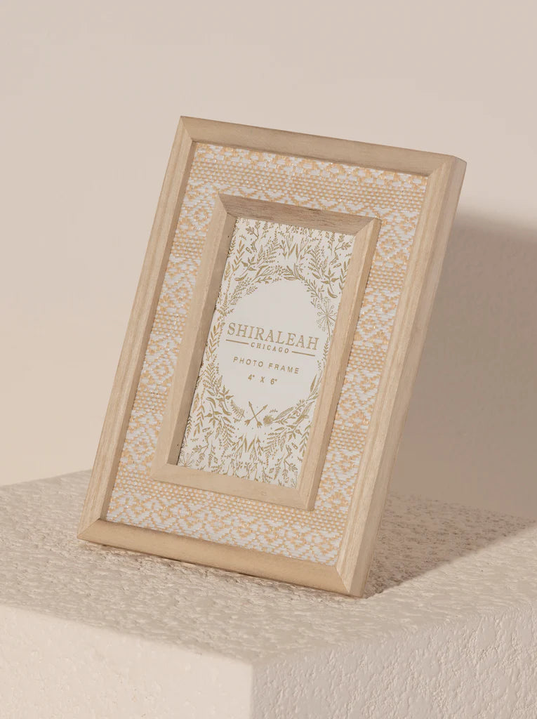 Eden Woven 4x6 Picture Frame (2 Colors)