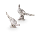 Assorted Antique Silver Resin Pheasants (2 styles)