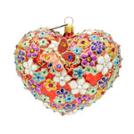 Jay Strongwater - Blossom Floral Heart Ornament