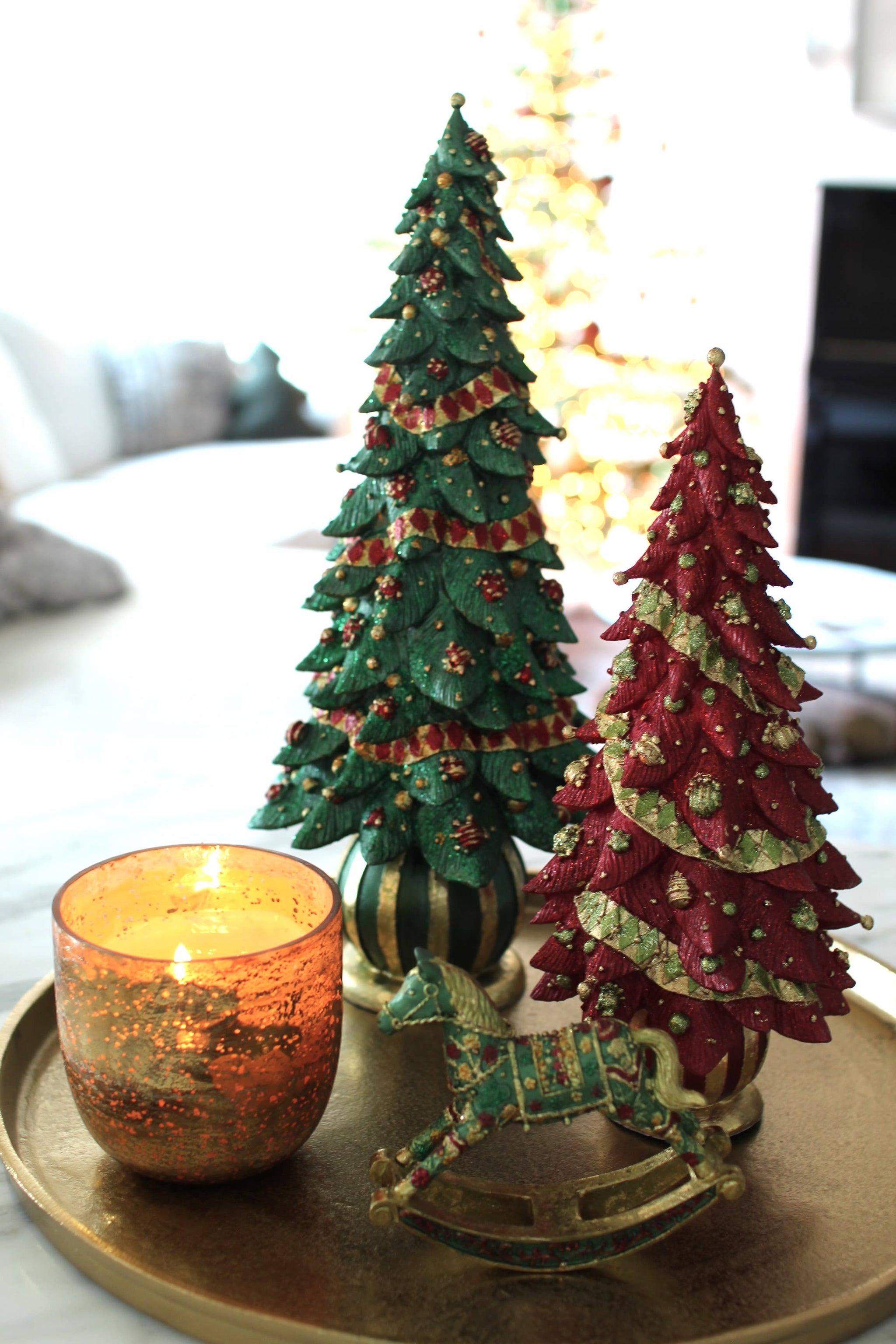 Merry Traditions Cone Tree (Red/Citron)