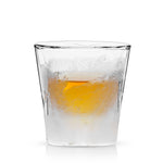 Viski - Glacier™ Double Walled Chilling Whiskey Glass w Cooling Gel