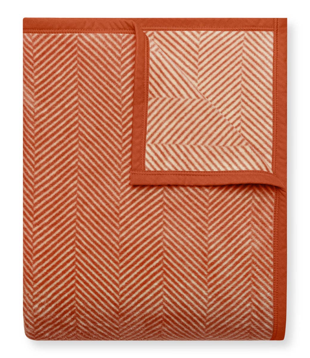 ChappyWrap Blanket - Harborview Herringbone Desert Red