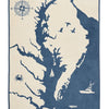 ChappyWrap - Chesapeake Bay Map Blanket
