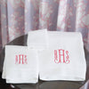 The Pillow Bar - Custom Embroidered 3pc Bath Towel Set