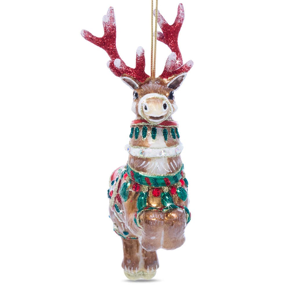 Jay Strongwater - Comet Glass Ornament