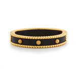 Capucine De Wulf Berry Small Hinged Bangle - Ebony