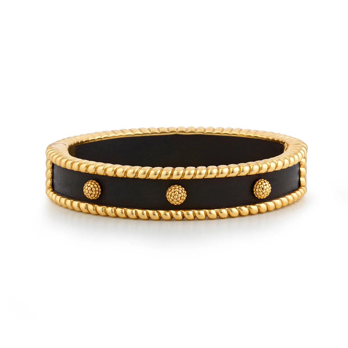 Capucine De Wulf Berry Small Hinged Bangle - Ebony