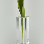 Tizo Crystal Glass Bud Vase "Balls"