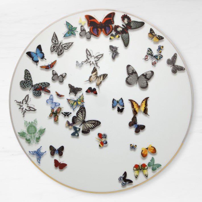 Vista Alegre Lacroix Butterfly Parade Charger Plate