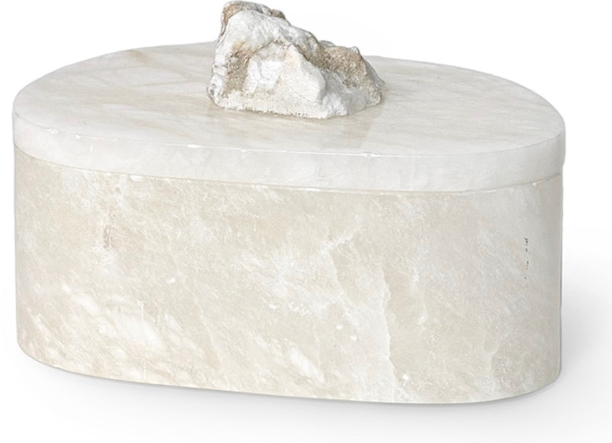 Palecek Celine Alabaster Box, Large