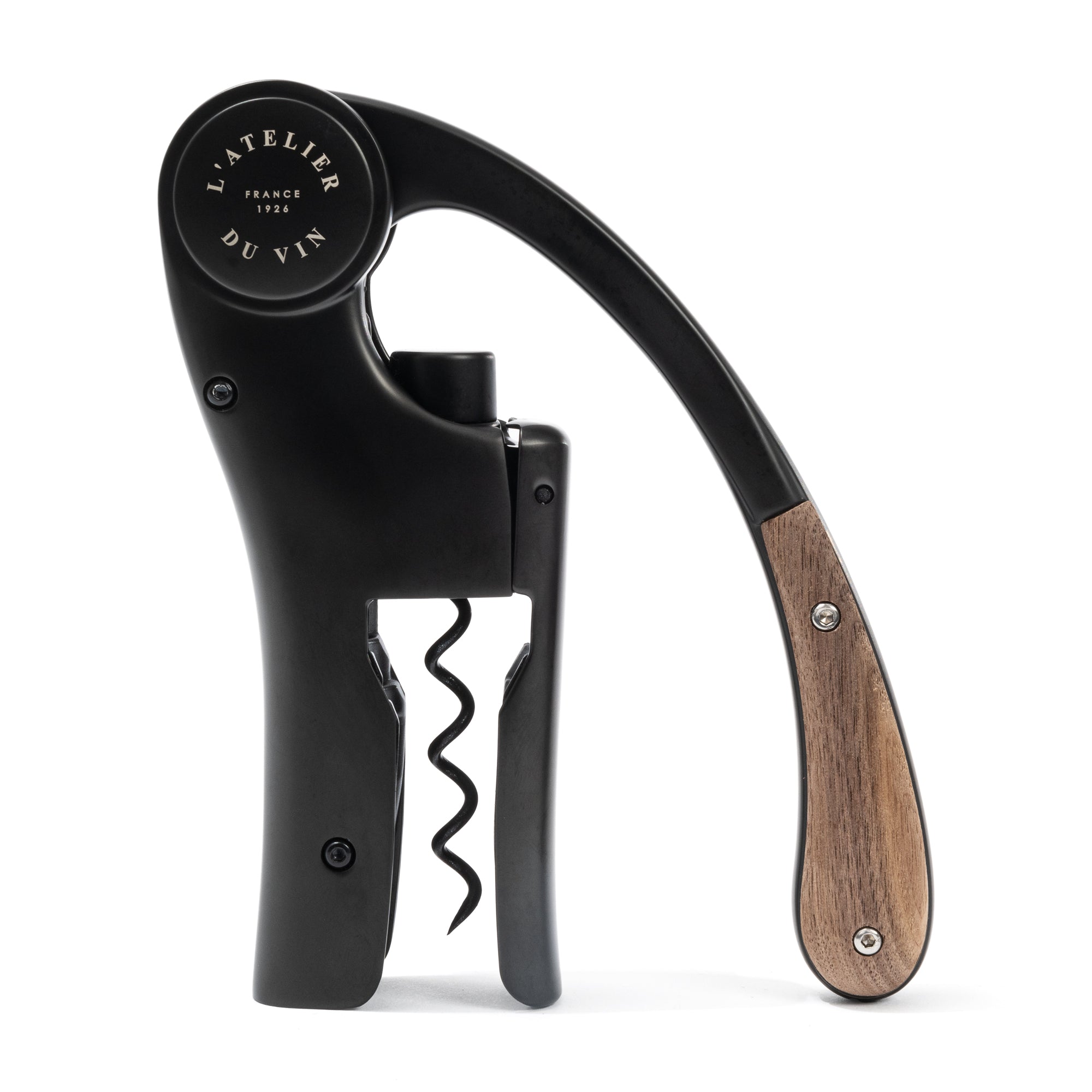 L'Atelier du Vin - USA - Oeno Motion Wood & Black - Lever Wine Opener