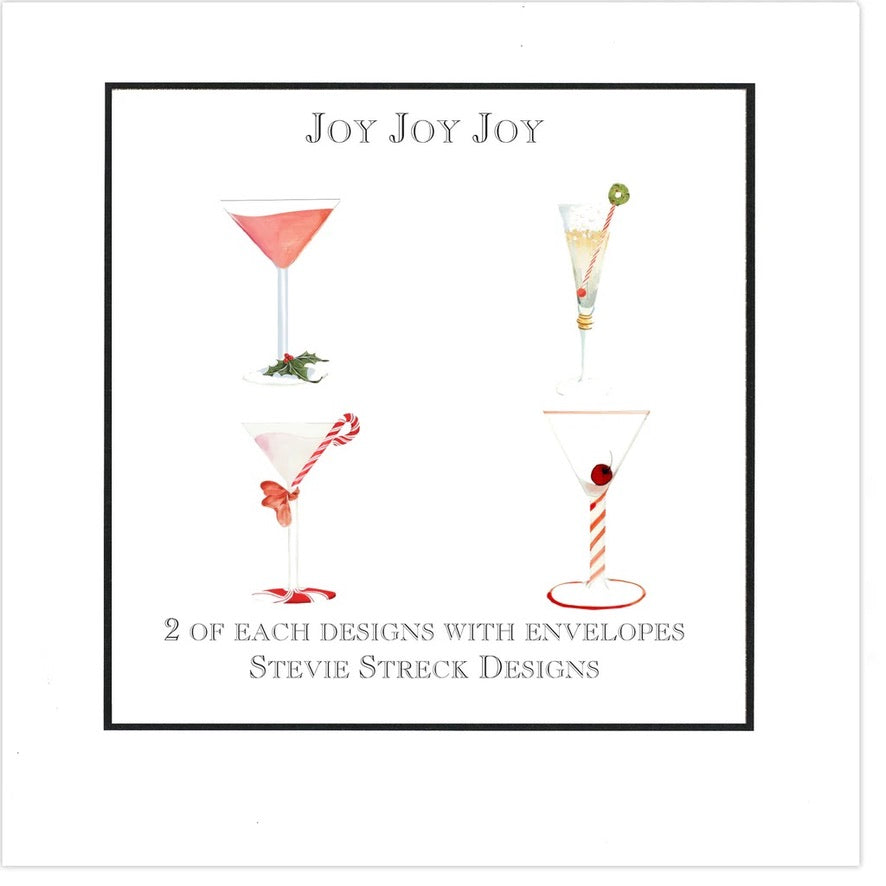 Stevie Streck Card Box - 2 each 4 designs