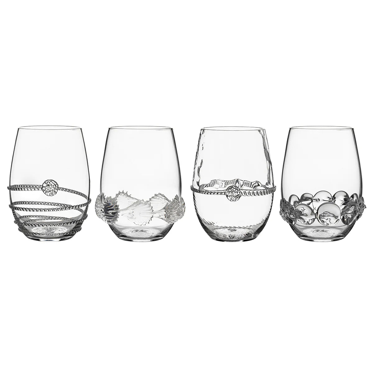 Juliska Heritage Stemless Wine Assorted Set/4