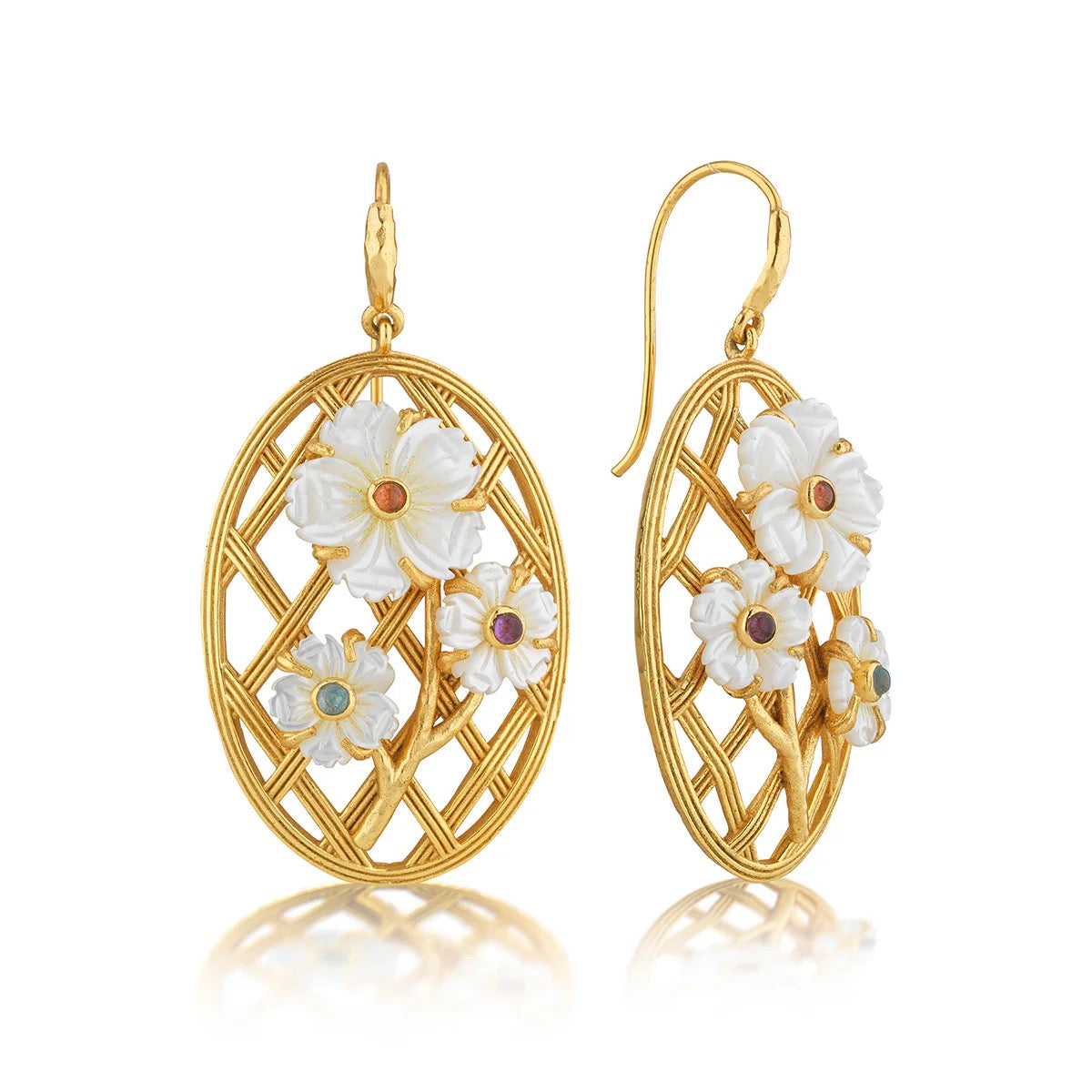 Capucine De Wulf Villandry Lattice Earrings - Multi