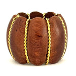 Pumpkin Napkin Rings/Set 4, Dark Wood