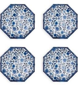 Chinoiserie Touch Octagonal Dinner Plate - Set of 2