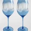 Michael Wainwright Berkshire Blue Wine Glasses Set of 2
