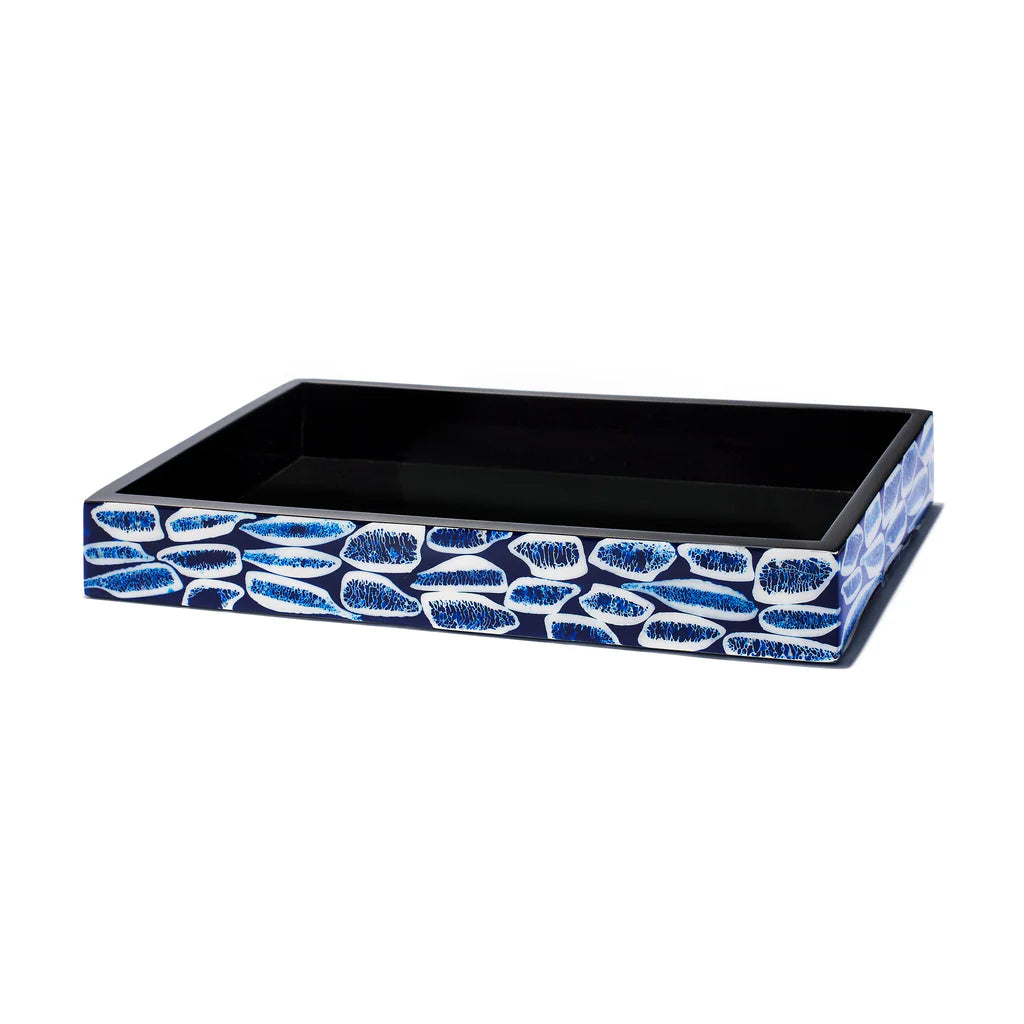 Ladorada Blue Almendro Bath Tray