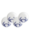 Caskata - Crabs Blue Canapé Plates (Sold Individually)