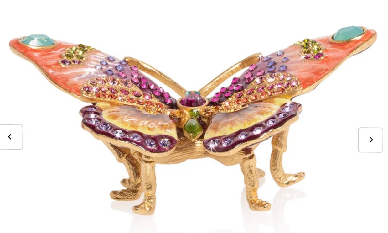 Jay Strongwater Madame Small Butterfly Figurine