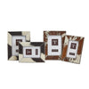 Born To Ride Set of 2 Cowhide Photo Frames 2 Colors