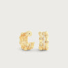 Anabel Aram Bamboo Stacked Hoop Earrings