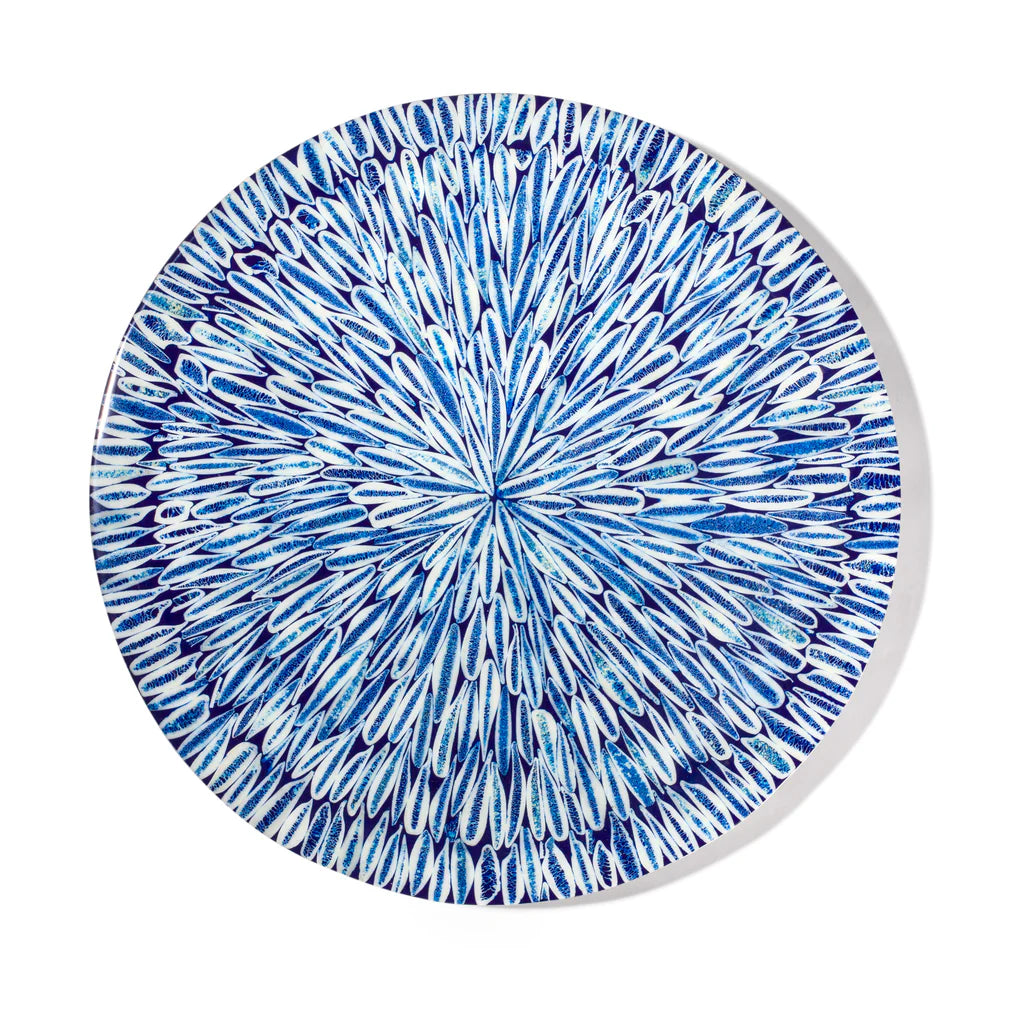 Ladorada Blue Almendro Round Centerpiece