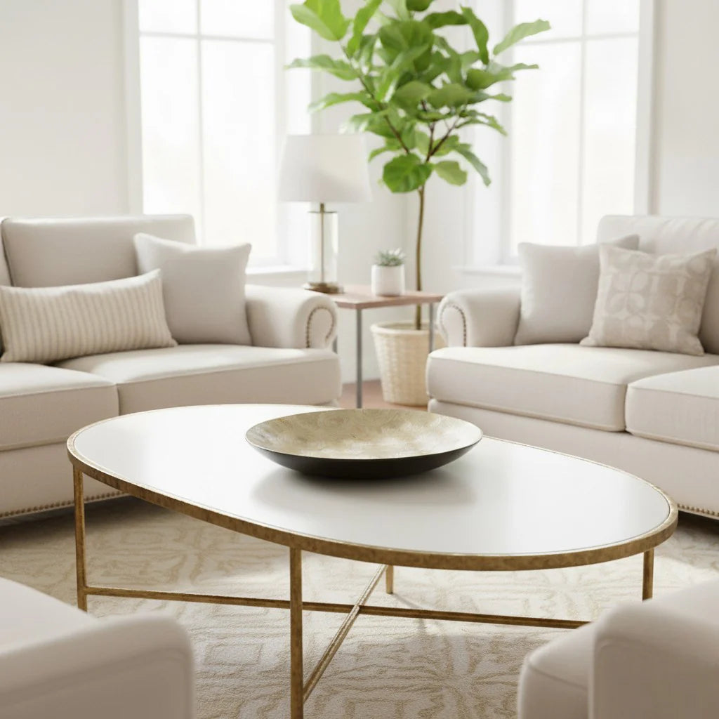 Ladorada Natural 18" Round Centerpiece