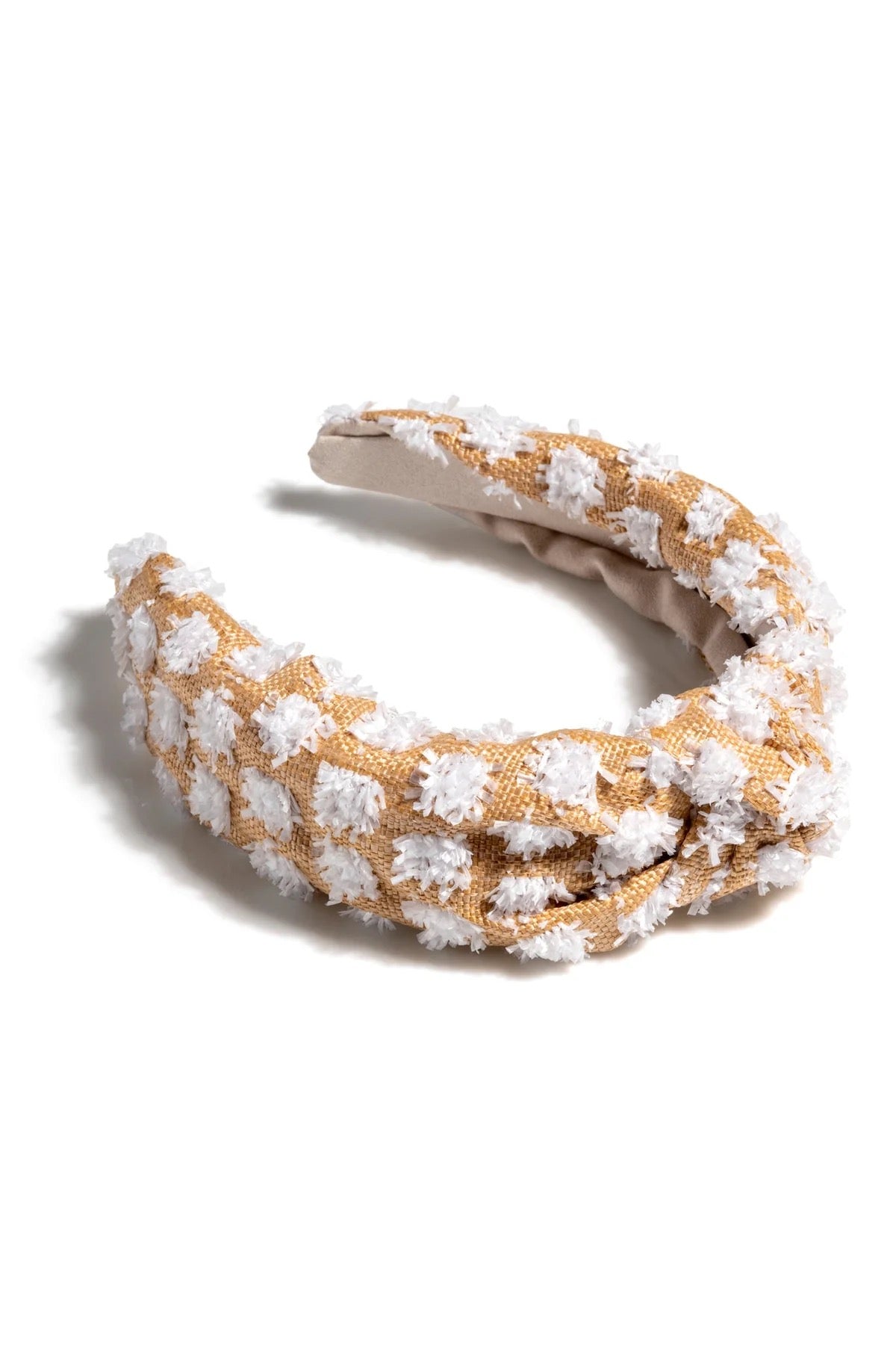 Tufted Straw Knotted Headband