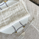 Crinkled Doubleweave Linen Napkins - Set of 4