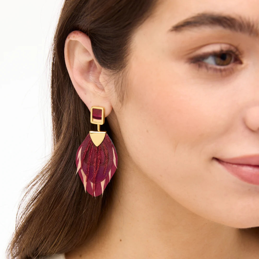 Brackish Diana Matte Drop Earring