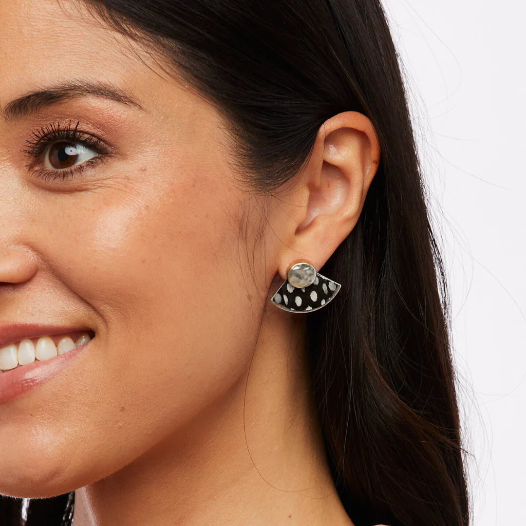 Brackish Hiott Stud Earring Silver